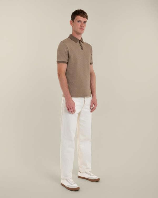 Larsson & Co Jarell - Two Tone Jacquard Polo Shirt