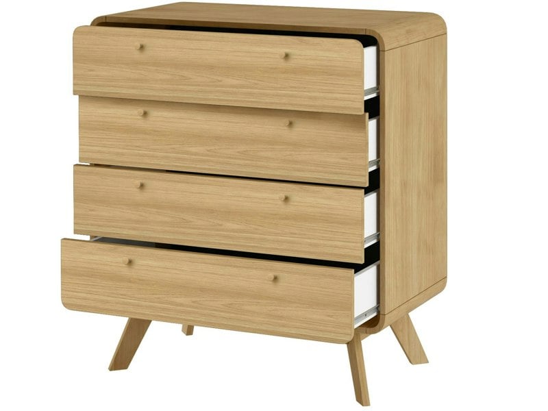 Dorel Home Cassie Chest with 4DR in Oak Oak