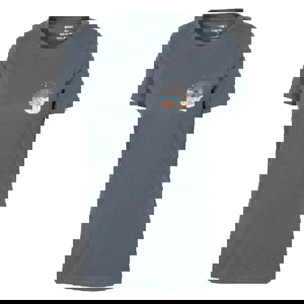 Mountain Warehouse Womens/Ladies Fort William Tree Ring T-Shirt - Dark Blue - 