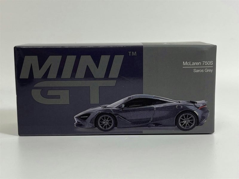 Mini GT McLaren 750S Saros Grey RHD 1:64 Scale Mini GT MGT00815R