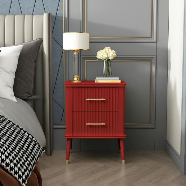 Cabinet Bits Cozzano 2 Drawer  Bedside Table