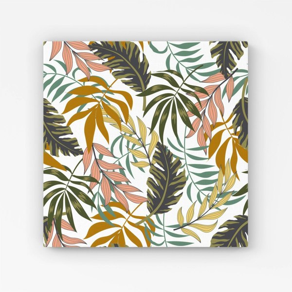 Warren Reed Tropical Leaves Canvas