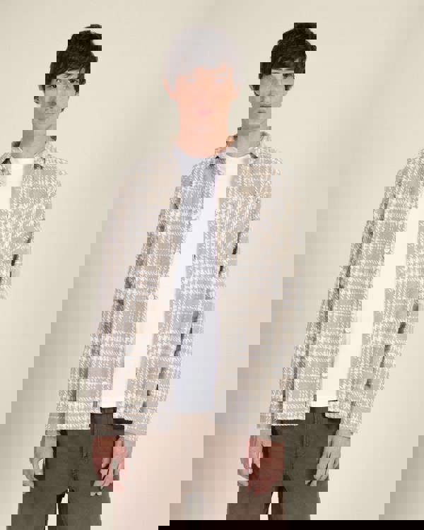 Larsson & Co Stone Check Overshirt