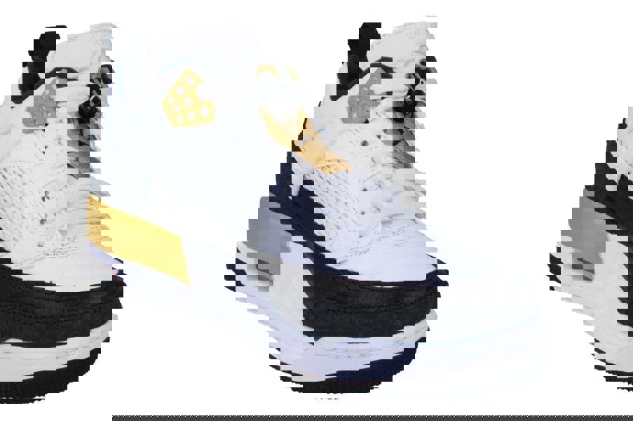 Nike Air Jordan Spizike Low Mens Basketball Trainers Fq1759 Sneakers Shoes  108 - White Black Metallic Gold 108 - Photo 3