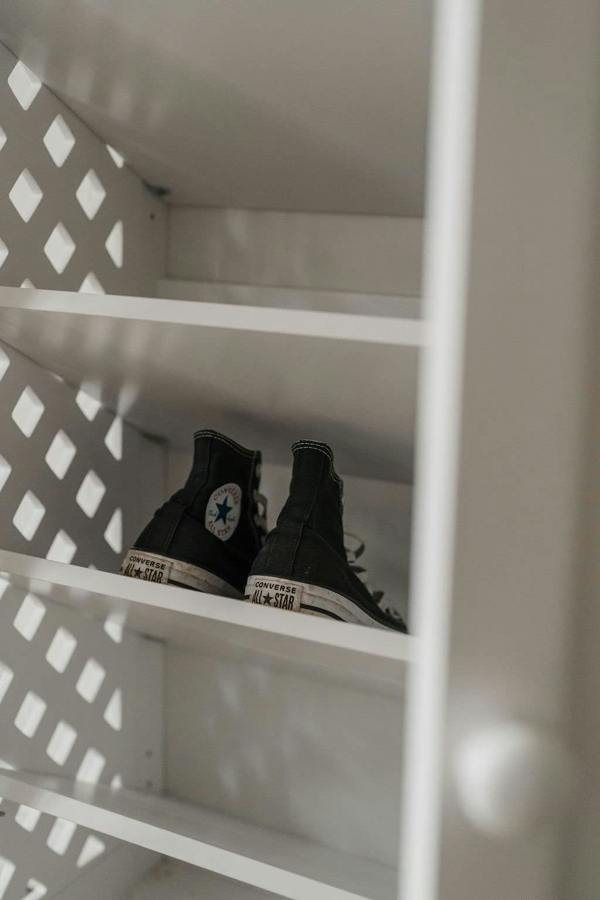 Statement Furniture Florence Shoe Storage Cabinet Large Wooden Shoe Rack