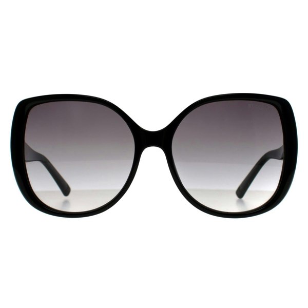 Kenneth Cole Reaction Sunglasses KC2967 01B Shiny Black Grey Gradient