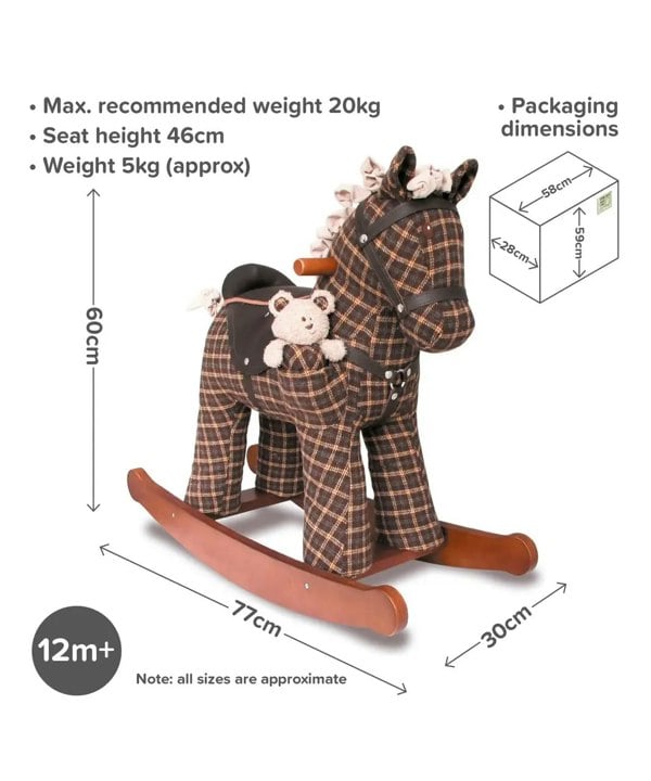 Little Bird Told Me Rufus & Ted Rocking Horse