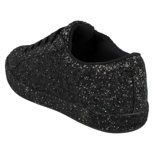 Spot On Ladies Spot On Glitter Trainers F7100