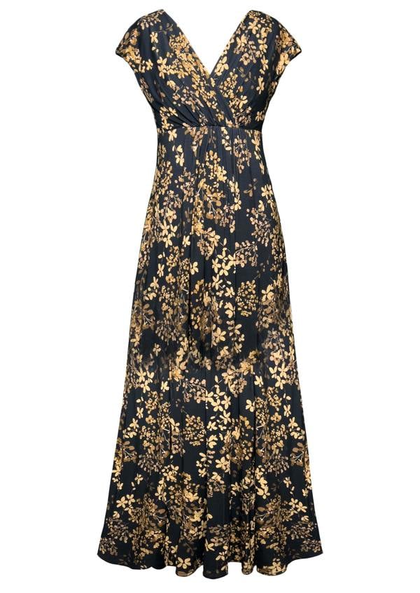 Alie Street London Sophia Maxi Dress (Golden Blossom)