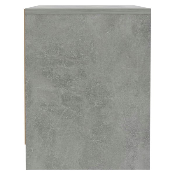 Berkfield Bedside Cabinet Concrete Grey 45x34x44.5 cm Engineered Wood