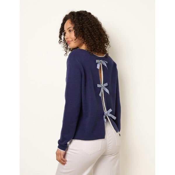 Blue Vanilla Back Bow Jumper
