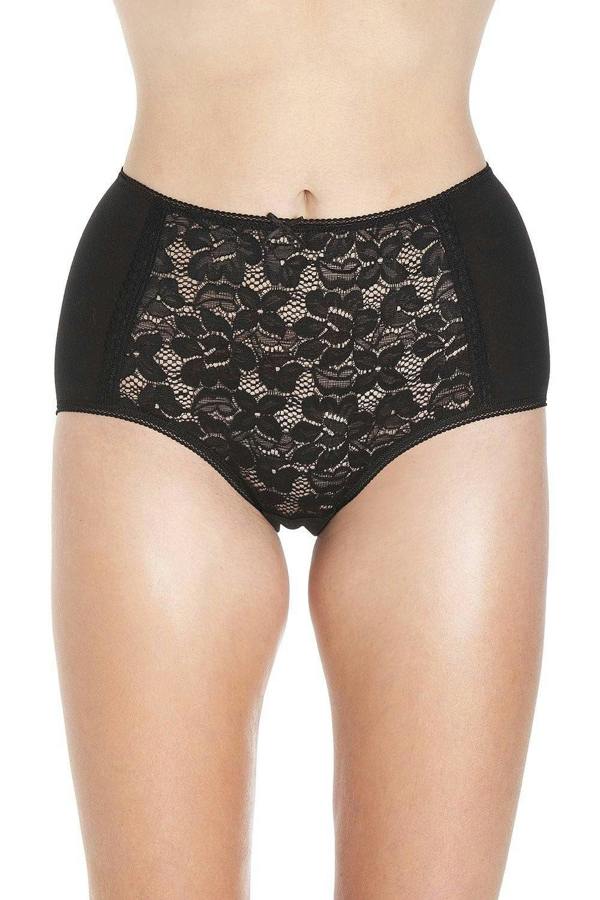 Womens 3 Pack Lace Front Full Briefs
