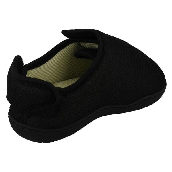 Spot On Unisex Spot On Perforated Cross Over Wide Fitting Slippers