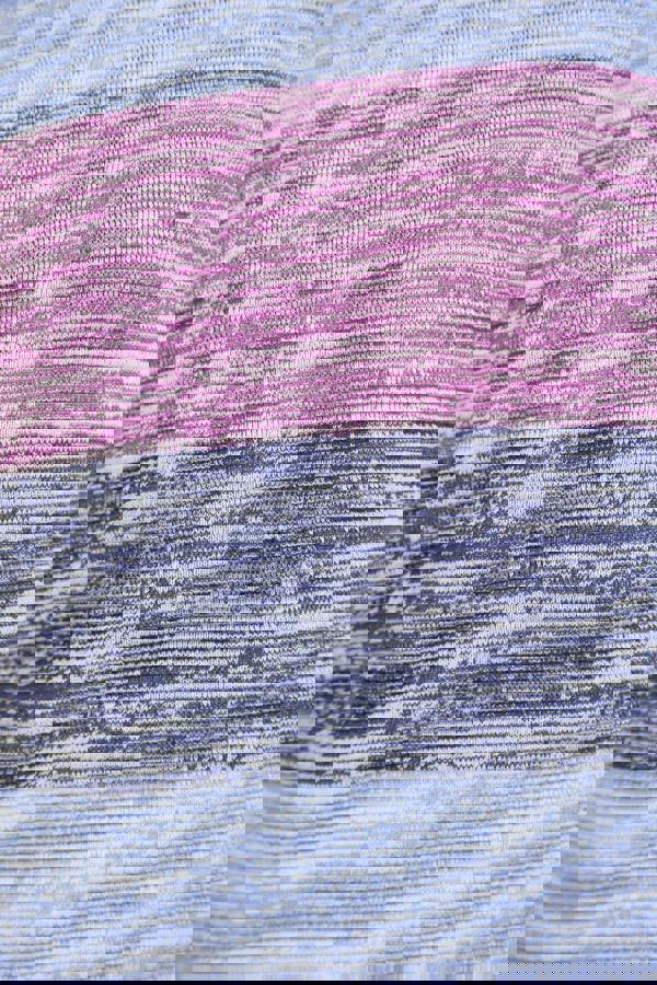 Ottoman Marl Colour Block Jumper