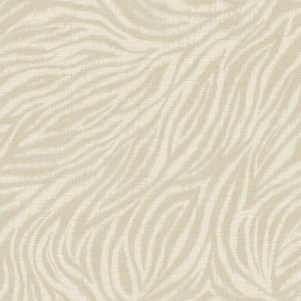 Grandeco Ankara Modern Zebra Print Textured Wallpaper, Cream Beige