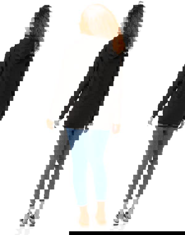 DC Comics Womens Black Batman Logo Hoodie