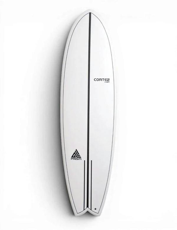 Cortez Prism Cubin Surfboard White 6'9"