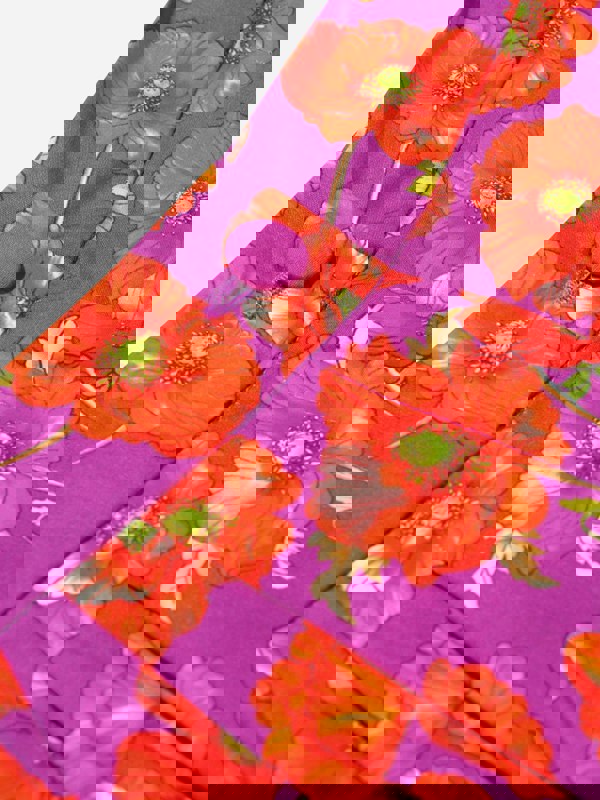 Dolce & Gabbana Kids Dolce & Gabbana Girls Cotton Poppy Print Shorts