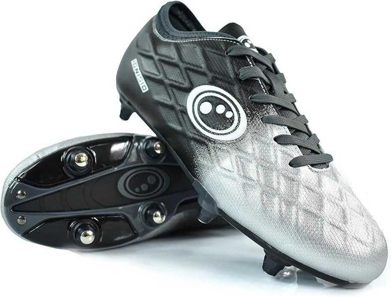Ignisio Junior Lace-Up Boot – Silver Fade, 6 Stud - Optimum