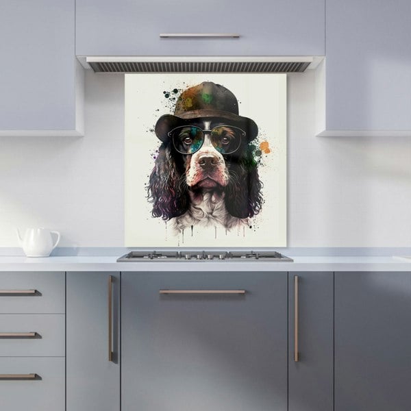 Warren Reed - Designer Springer Spaniel Dog Kitchen Splashback