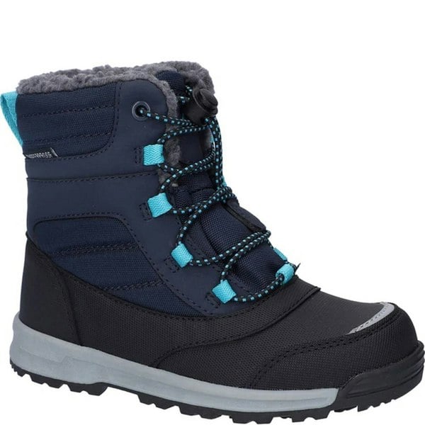 Hi-Tec Childrens/Kids Leo Snow Boots - Blue Nights/Black/Peacock Blue