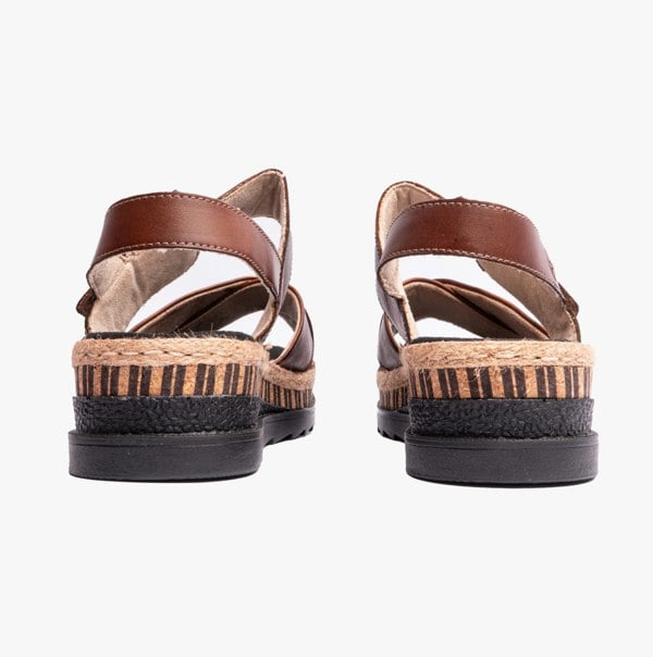 Rieker V7951-24 Womens Sandals - Brown