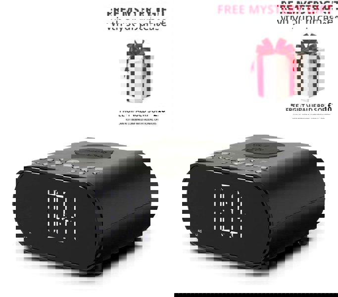 Roberts Ortus Charge DAB Alarm Clock Radio- Free Gift RRP £10!