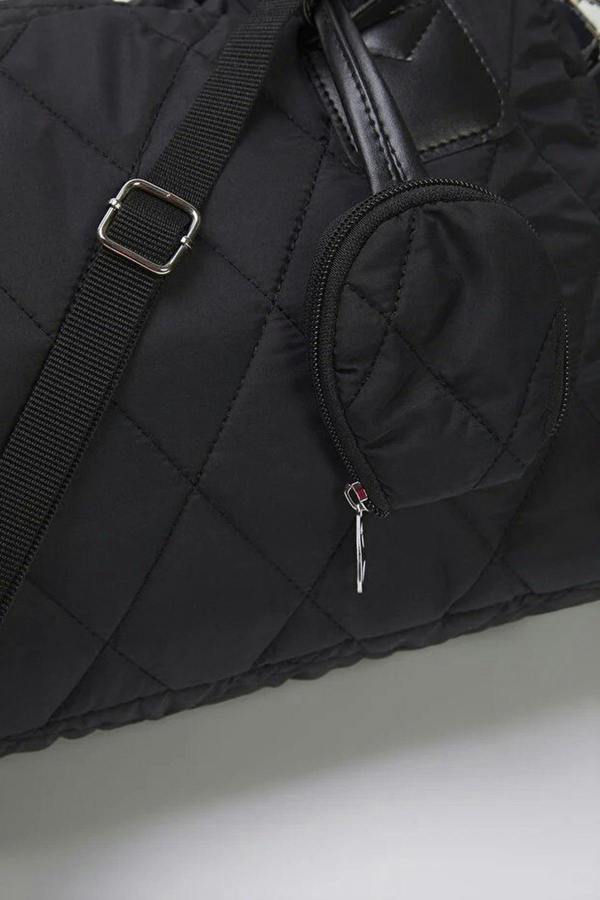 WOVCOR Large Quilted Puffy Women's Handbag and Shoulder Bag with Wallet