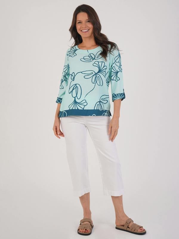 VIZ-A-VIZ Floral Printed Top