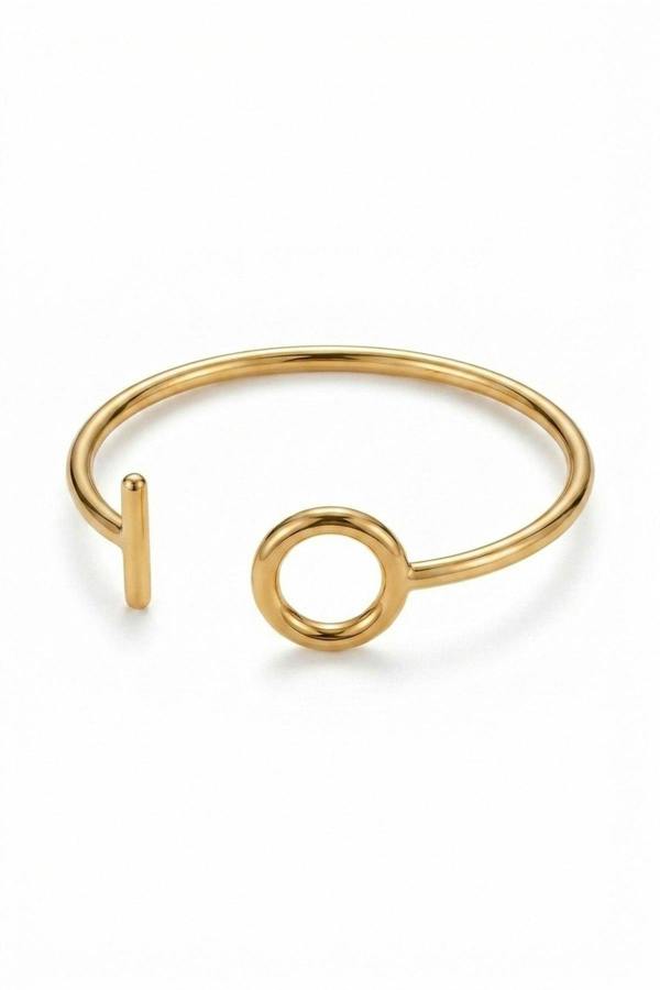 ARIIRA Ottilie Geometric Toggle Cuff Bracelet