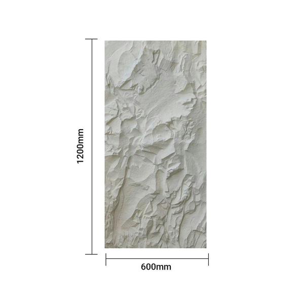Britwall Light Stone Crushed Texture PU Wall Panel Pack of 3 – Crushed Texture