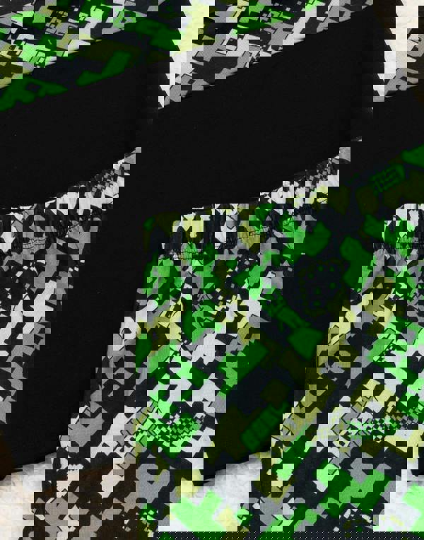 Minecraft Boys Green Short Sleeve Short Leg Pyjama Set