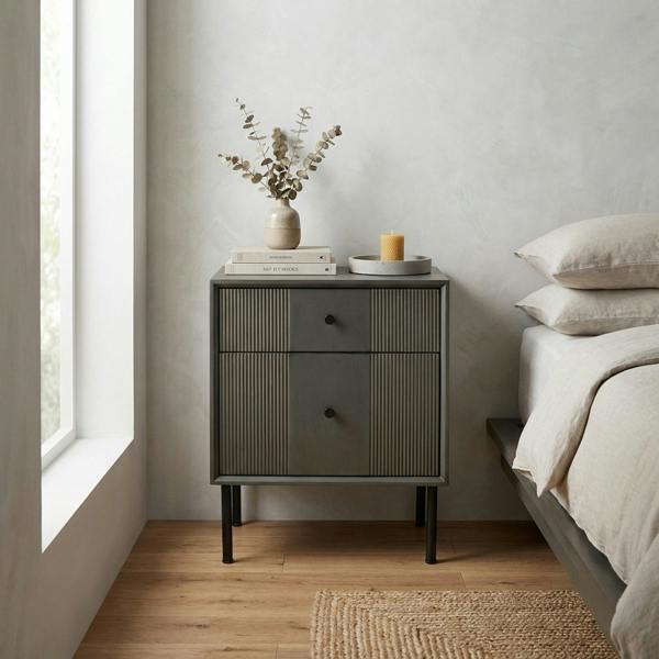 Garden Greatness Russell Ribbed Two-Drawer Storage Unit