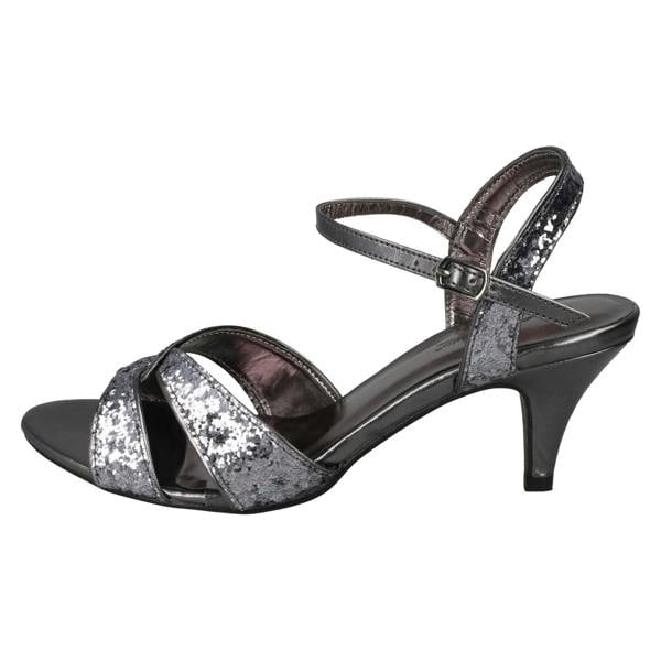 Anne Michelle Ladies Anne Michelle Peep Toe Mid Heel Sandal