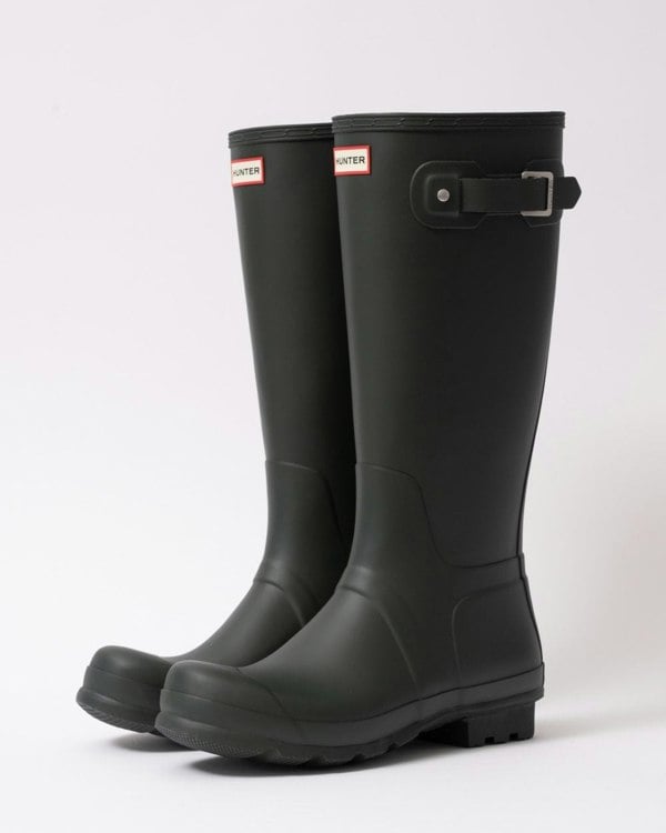 Hunter Original Tall Mens Wellies - Dark Olive