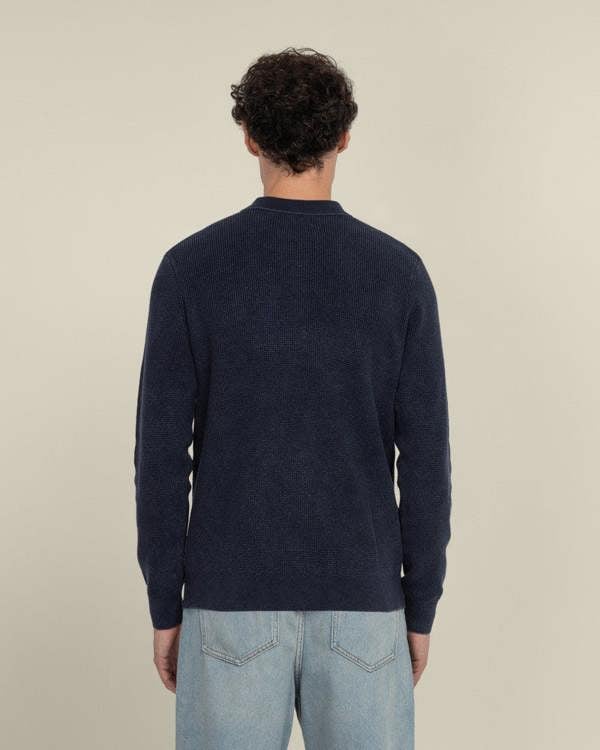 Larsson & Co Gaerum - Vintage Wash Long Sleeve Polo Shirt