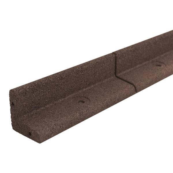 Flexible Lawn Edging 4.8m With Mallet - Brown