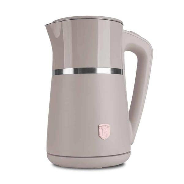 Berlinger Haus Taupe Double Wall Electric Kettle BH9863 Berlinger Haus