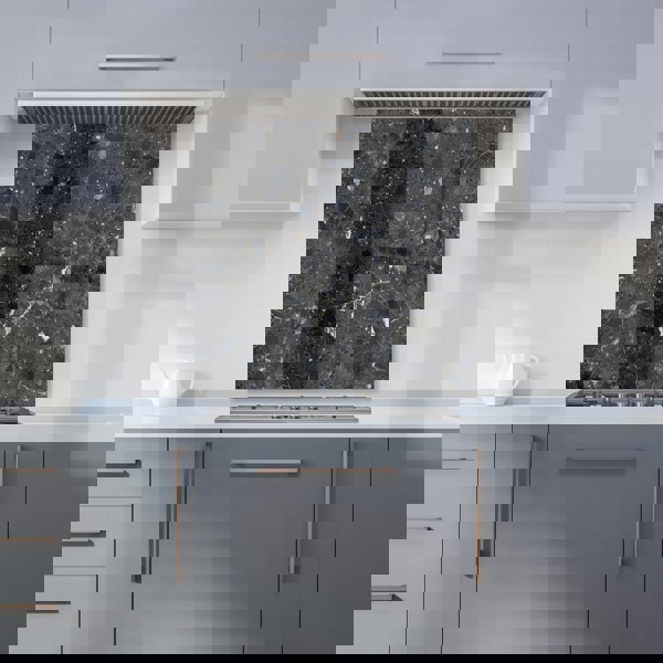 Warren Reed - Designer Dark Grey Quartz Effect Kitchen Splashback