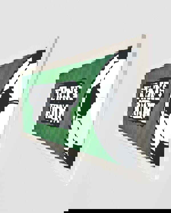 Personalised Football Wall Art Print - Framed Gift for Sports Fans