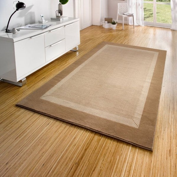 Designer Velours Beige Runner “Band” – Classic Elegance