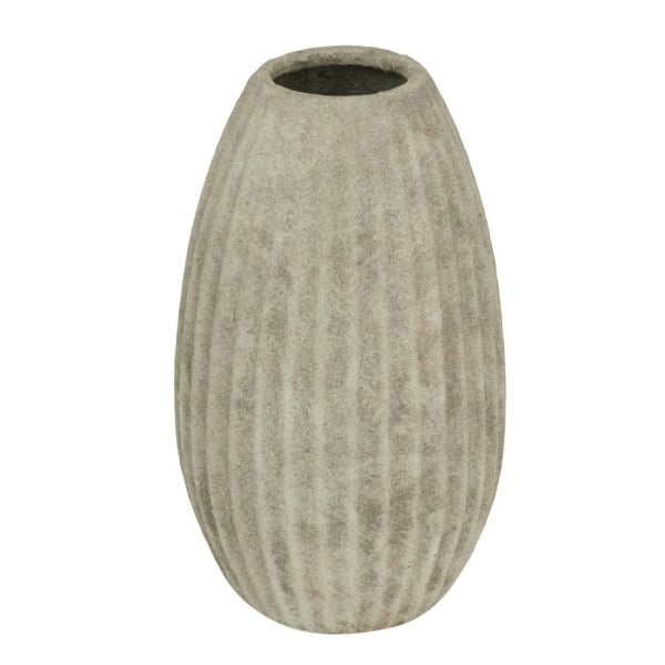 Hill Interiors Catania Olpe Vase - Light Grey
