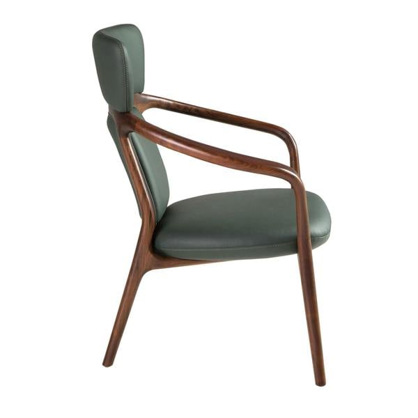Angel Cerdá Dark Green Leatherette  Armchair 5180