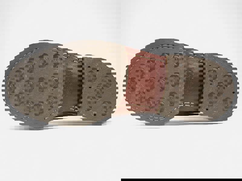 Chapman & Moore Longwing Brogue Leather/Suede Men's Tan/Navy Shoes