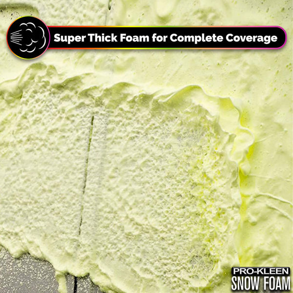 ProKleen Pro-Kleen 10L Banana Milkshake YELLOW Snow Foam with Wax Super Thick & Non-Caustic Foam