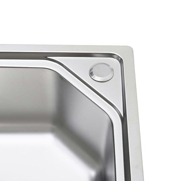 60cm W Stainless Steel Kitchen Sink Single Bowl Catering Kitchen Sinks Living and Home