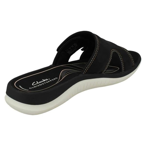 Clarks Ladies Cloudsteppers By Clarks Camo Detailed Mule Sandals Glide Bay 2
