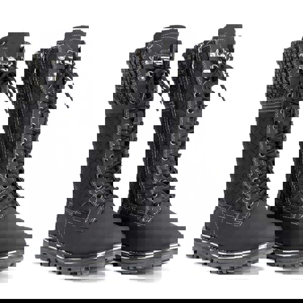 VIVA Womens Faux Fur Thermal Waterproof Outdoor Snow Winter Calf Boots