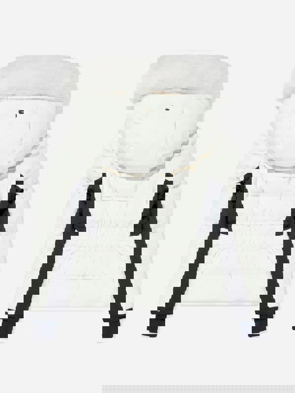 Moncler Enfant Girls Grenoble Down Padded New Guyane Jacket in White