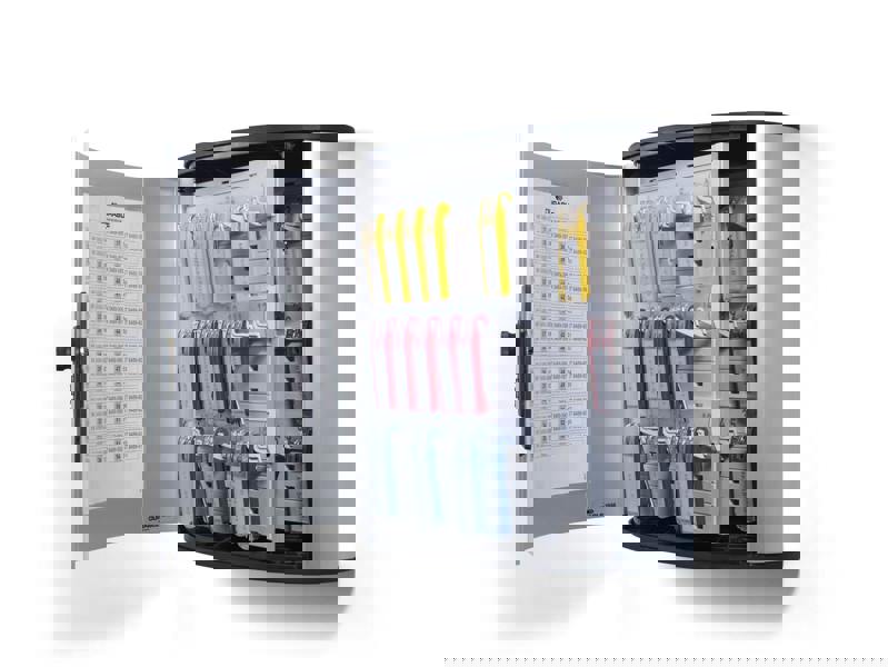 Durable Key Safe 36 Combination Lock Box | Holds 36 Keys | Includes 6 Key Clips